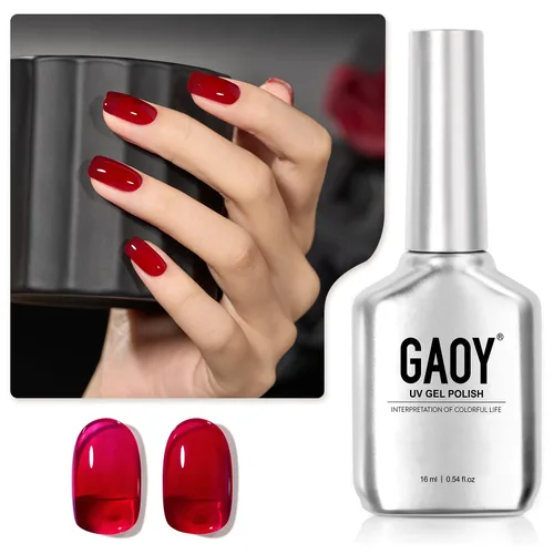 Miniatura 23 de GAOY Esmalte de uñas en gel pastel, 16ml (0.54 onzas líquidas) Rosa, esmalte de gel que se quita remojando y se cura con luz UV para primavera