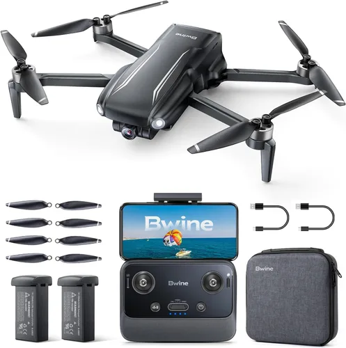 Bwine F7MINI SE - Drones GPS con cámara para adultos 4K, solo 8.40 oz, tiempo de vuelo de 70 minutos, TOF, alcance de 9842 pies, retorno automático,
