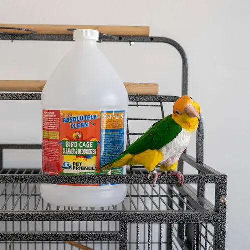 Miniatura 6 de Limpiador y desodorante para jaula de pájaros Absolutely Clean Asombroso - Solo rocíe/limpie - Elimina de manera segura y fácil los desordenes