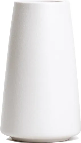 Miniatura 9 de Jarrón de cerámica beige – Florero neutro de 8 pulgadas para decoración del hogar, jarrón bohemio blanco roto, jarrones crema para flores, jarrones