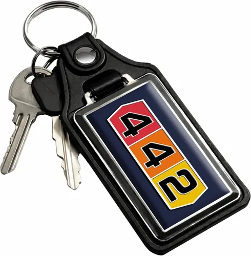 Miniatura 15 de Brotherhood Car Key Chain for Cutlass - Classic Models Keychain for Men and Women Gift Key Ring Azul alpino