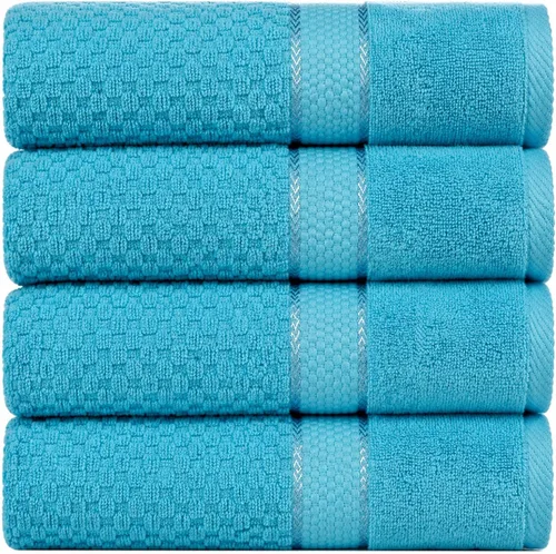 Miniatura 24 de Ample Decor Juego de toallas de baño 100% algodón, 6 piezas, suaves y absorbentes, de secado rápido, juego de toallas de baño