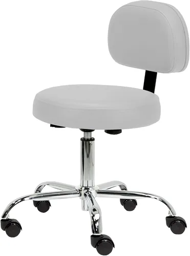 Miniatura 8 de EARTHLITE Taburete de dibujo de salón de masaje neumático, sin fugas (frente a hidráulico), ajustable, rodante, sin CFC / silla facial de spa médico