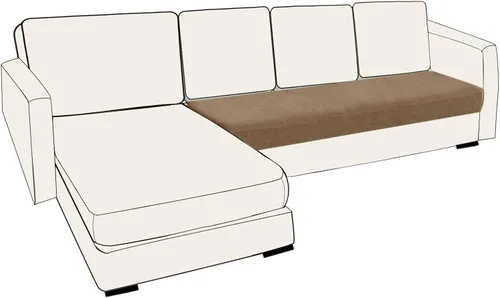 Miniatura 132 de UNBBRRL Fundas de cojín de asiento para sofá, elásticas, funda de cojín individual para sofá, fundas de cojín para sofá, fundas de héroe protegen