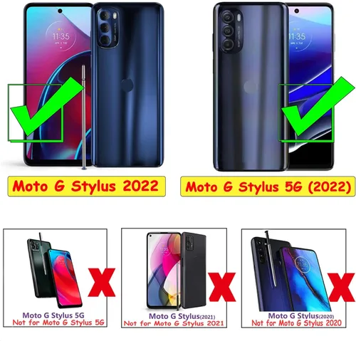 Miniatura 8 de Repuesto de bolígrafo Moto G Stylus 5G 2022 para Motorola Moto G Stylus 5G (2022) XT2215-1, XT2215-4, S Pen (azul crepúsculo) no para Moto G Stylus