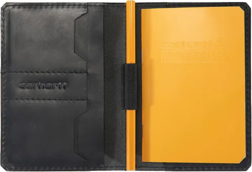 Miniatura 4 de Carhartt Carteras de cuero Craftsman para hombre, disponibles en varios estilos y colores, color negro (cuaderno)