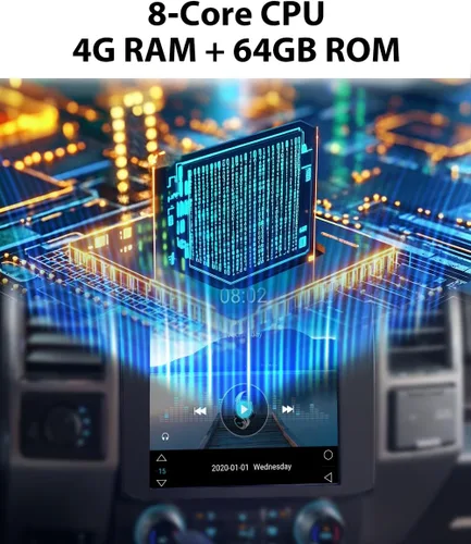 Miniatura 6 de SEICANE Actualización de radio para Ford F150 2015-2020, pantalla táctil de 12.1 pulgadas Android estéreo, compatible con Carplay GPS WiFi Android