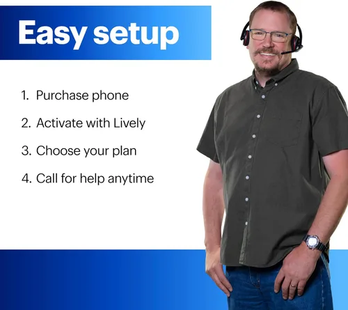 Miniatura 7 de Lively Jitterbug Smart4 Smartphone para personas mayores, teléfono celular para personas mayores, no compatible con otros operadores inalámbricos
