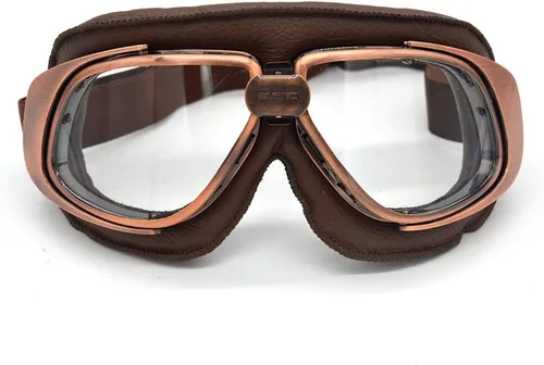 Miniatura 18 de Gafas vintage retro estilo piloto motocicleta Cruiser Scooter