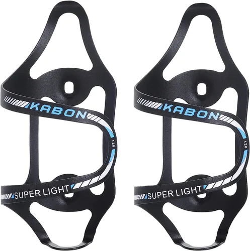 Miniatura 10 de KABON - Soporte para botella de agua para bicicleta, ligero, aleación de aluminio, carga lateral, soporte para botella de agua para bicicleta de Azul