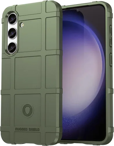 Miniatura 92 de EGO TACTICAL Rugged Shield Brand Solid Color TPU Phone Case for Samsung Galaxy S20 FE - OD Green Verde OD