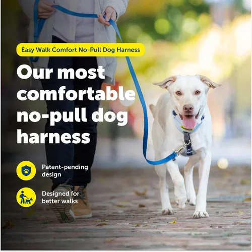 Miniatura 2 de PetSafe Easy Walk Comfort Arnés para Perro Anti-tirones - Mejor Arnés de Entrenamiento para Caminar - Diseño Acolchado de Cuerpo Completo - Tela
