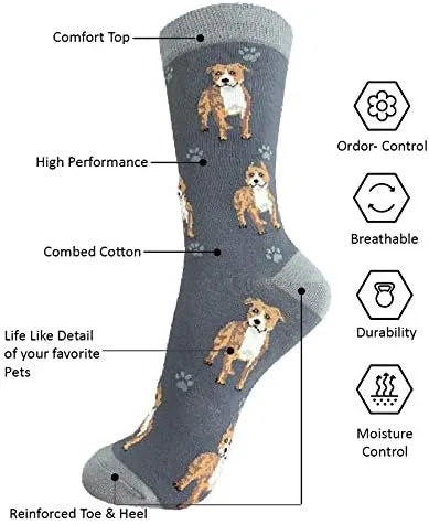 Miniatura 2 de Calcetines para amantes de las mascotas, divertidos, para todas las estaciones, talla única, para mujeres y hombres, regalos de gatos y perros