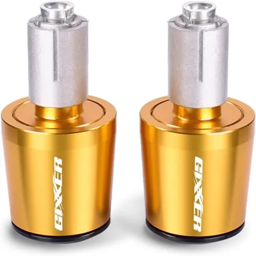 Miniatura 4 de Motocicleta para Suzuki GIXXER150 155SF 2021 GIXXER SF250 SF 250 7/8 pulgadas 0.866 in extremos de manillar de motocicleta CNC Aluminio Agarres Oro