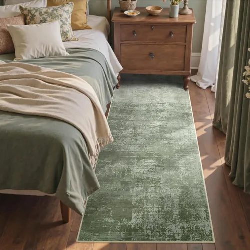 Miniatura 3 de Alfombra de pasillo lavable de 2 x 6 pies, antideslizante, de pelo bajo, alfombra de área de cocina, alfombra suave y larga para entrada, alfombra