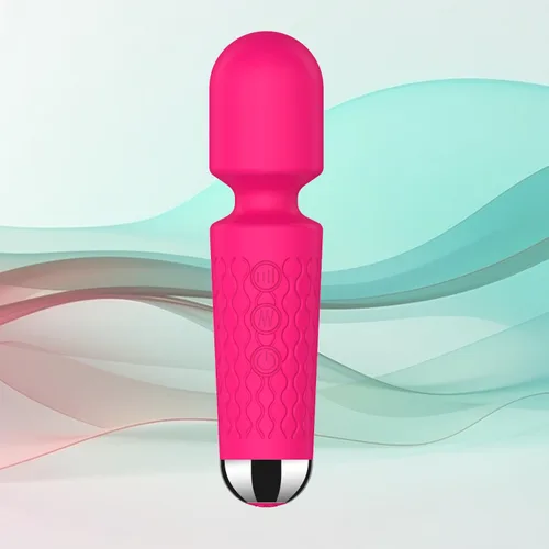 Miniatura 10 de Masajeador personal de espalda, masajeador de mano impermeable y recargable, 20 velocidades, 8 patrones, masaje de vibración, perfecto para Negro