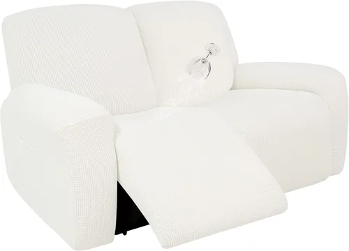 Miniatura 11 de Easy-Going - Funda 100 % impermeable doble para sofá reclinable, diseño jacquard, en 1 pieza, a prueba de derrames, para niños, mascotas, perros