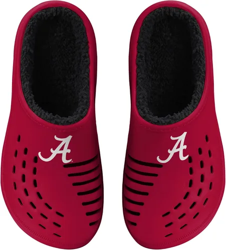 Miniatura 22 de FOCO Men's NCAA Sherpa Lined Big Logo Clog