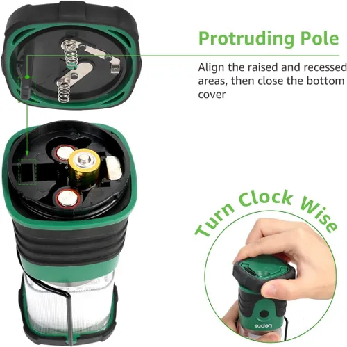 Miniatura 7 de Linterna de camping LED Lepro, linterna de camping mini