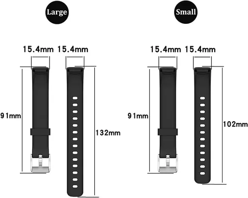 Miniatura 3 de Compatible con Fitbit Luxe, pulsera de repuesto de silicona suave y transpirable, accesorios de rastreador de fitness, correa deportiva para mujeres