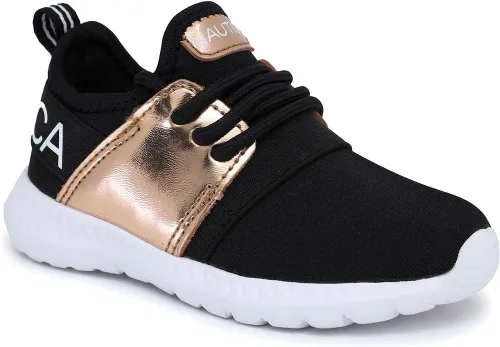 Miniatura 2 de Nautica - Tenis modernos y con detalles metálicos para niñas, zapato deportivo para correr con cordones I kappil I (niña grande, niña pequeña, niña)