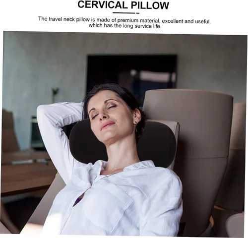 Miniatura 7 de Ciieeo Almohada cilíndrica para el cuello y la cintura, suministro de sueño, cojín para el cuello del coche, almohada cilíndrica, mini bolsa húmeda