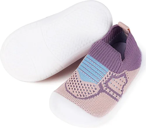 Miniatura 95 de Zapatos de bebé Pantuflas para niños pequeños, calcetines para niños y niñas, suela antideslizante