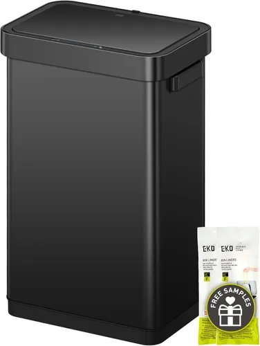 Miniatura 13 de EKO EcoSmart - Basurero de cocina alto y grande, 80L/21.1 G de alta capacidad, cubo de basura con sensor de movimiento cuadrado suave sin contacto