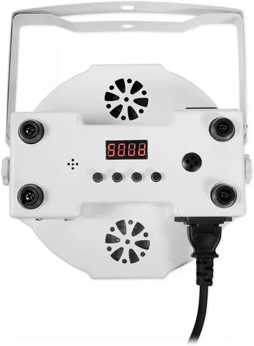 Miniatura 5 de (10) Rockville RockPAR50 LED RGB Compact Par Can DJ/Club/Stage DMX Luz de lavado - Blanco
