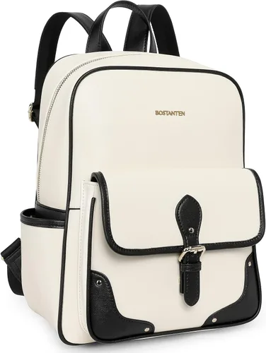 Miniatura 5 de BOSTANTEN Mochila de cuero genuino para mujer mochila pequeña de moda M