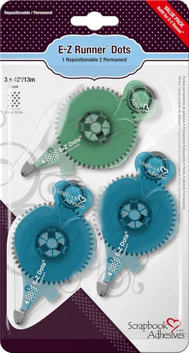 Scrapbook Adhesives by 3L 01233-8 E-Z Runner - Paquete económico de recambios de puntos adhesivos, 3 recambios