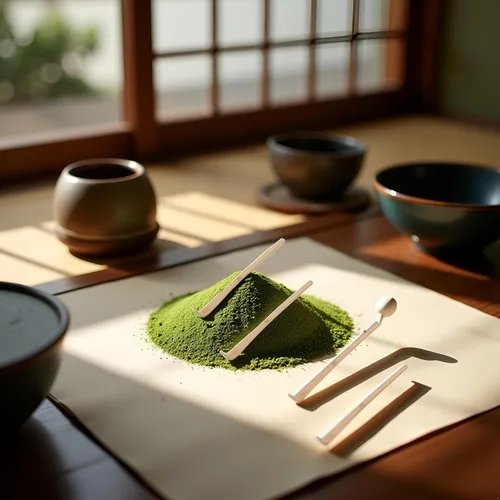 Miniatura 5 de 4 cucharadas de bambú de matcha, cuchara de bambú para matcha japonés, Chashaku, cuchara de té verde enganchada, utensilios de ceremonia de té