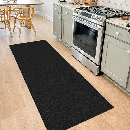 Miniatura 15 de IOHOUZE Alfombra de Área Lavable 4x6 Antideslizante con Respaldo de Goma Alfombras Tejidas para Entrada Interior Alfombras de Dormitorio Alfombra