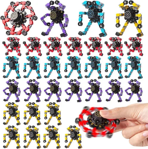 Miniatura 10 de Gokeey Fidget Spinners 8 piezas para niños y adultos, juguetes sensoriales para aliviar el estrés para niños y niñas, giroscopios de punta de dedo