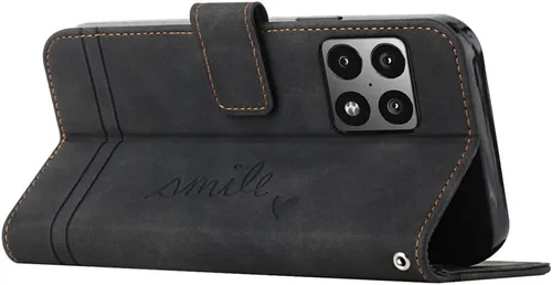 Miniatura 2 de Funda tipo cartera para OnePlus 10 Pro, OnePlus 10 Pro con tarjetero de cuero con función atril, protección completa magnética compatible