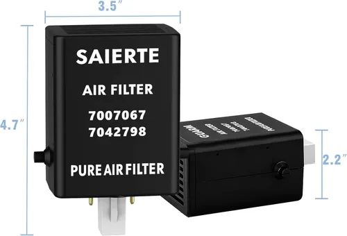 Miniatura 2 de Reemplazo del filtro de aire compatible con el cartucho de purificación de aire del refrigerador Sub-Zero 7042798, 7007076, 7007067