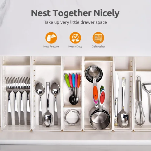 Miniatura 9 de U-Taste - Juego de tazas y cucharas medidoras Multicolores