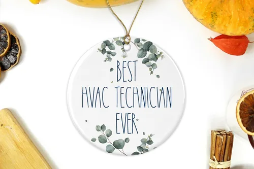 Miniatura 2 de Adorno de técnico de HVAC, adorno de mejor técnico de climatización, adorno de Navidad para el mejor técnico de HVAC, regalo para técnico de HVAC