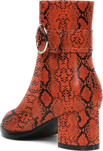 Miniatura 7 de SKYSTERRY Botas altas de tacón bajo grueso para mujer con cremallera y puntera redonda, de 2 pulgadas