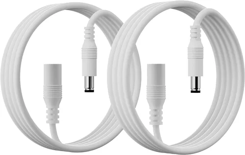 Miniatura 9 de PAUTIX Paquete de 2 cables divisor de CC 1 hembra a 2 vías de 4 pines para tira LED RGB, adaptador de corriente CC y conector en Y CCT/4 pines RGB