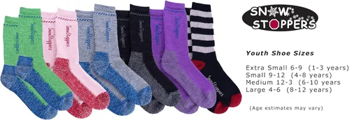 Miniatura 5 de SnowStoppers Calcetines de lana de alpaca prémium para niños