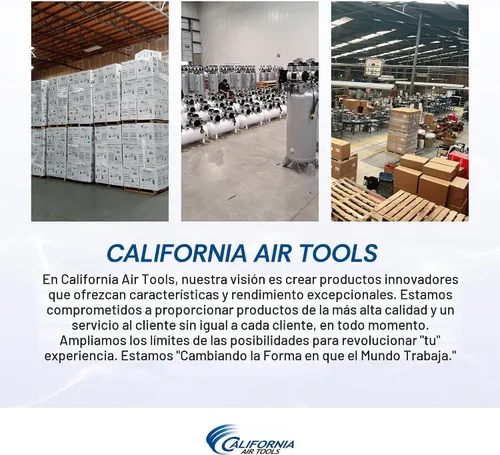 Miniatura 9 de California Air Tools 20020 2.0 HP Compresor de aire ultra silencioso y sin aceite con ruedas, capacidad de tanque de 20 galones, nivel de ruido