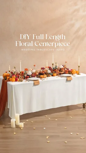 Miniatura 6 de Ling's moment Flores Artificiales de Otoño 25 Piezas Rosas Naranja Quemado Decoración c/Tallos, 3" Tacto Real DIY Espuma Floral para Ramo de O