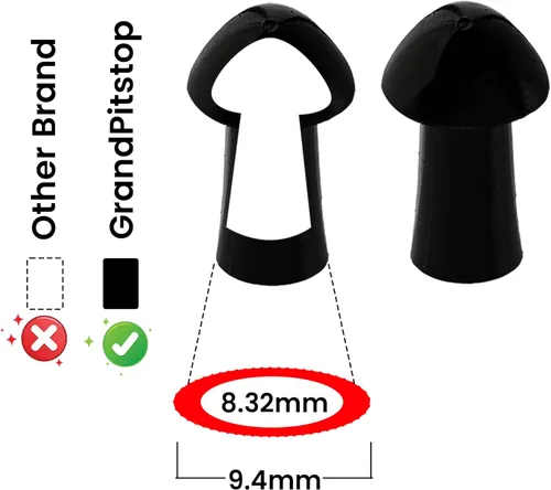 Miniatura 3 de GRAND PITSTOP - Tapones de recambio en forma de hongo para kit de reparación de perforaciones de neumáticos sin cámara - para autos, motocicletas