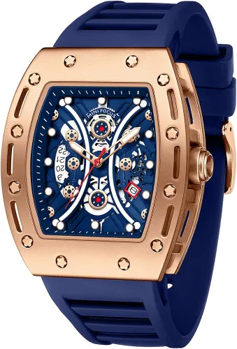 MF MINI FOCUS Watch Wristwatch Fashion Hollow Big Dial Luminous Waterproof Sport Analog Quartz Business Mens Watches Silicon Strap Dress Watch