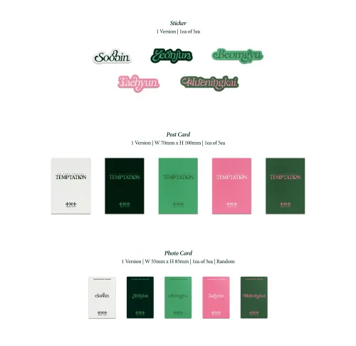 Miniatura 5 de TOMORROW X TOGETHER TXT - THE NAME CHAPTER : TEMPTATION [Lullaby ver.] Album (Random ver.)