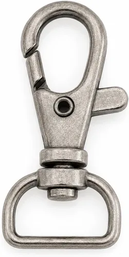 Miniatura 21 de CRAFTMEMORE Broches giratorios de langosta clásicos, ganchos a presión CS10 para monedero, clip de 5/8 pulgadas, 3/4 pulgadas, 1 pulgada, paquete