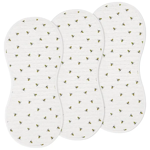 Miniatura 23 de Hahafelt 3 piezas de almohadillas para cambiador con forma de maní, impermeables, de algodón orgánico, almohadillas de maní cálidas para la espalda