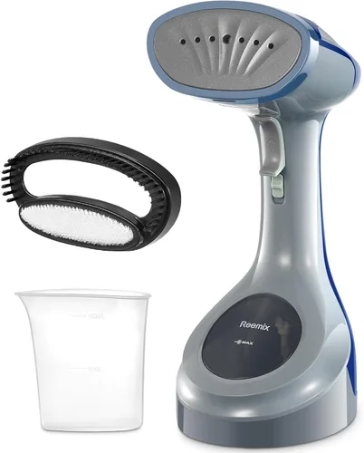 Miniatura 8 de Reemix Vaporizador para Ropa, Diseño Plegable de Mano, Removedor de Arrugas para Ropa, Vapor Penetrante Fuerte de 20g/min, Calentamiento Rápido