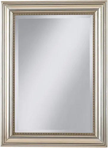 Miniatura 2 de Uttermost Stuart Silver Leaf - Espejo de pared (26 3/4 x 36 3/4 pulgadas)